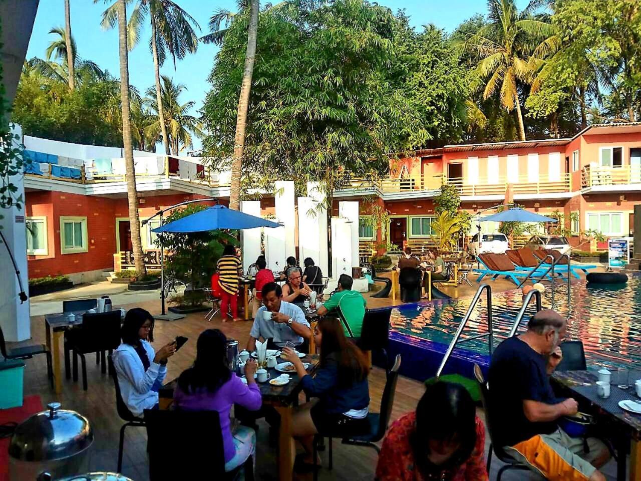 Hotel Bungalow  Ngwesaung Exterior foto